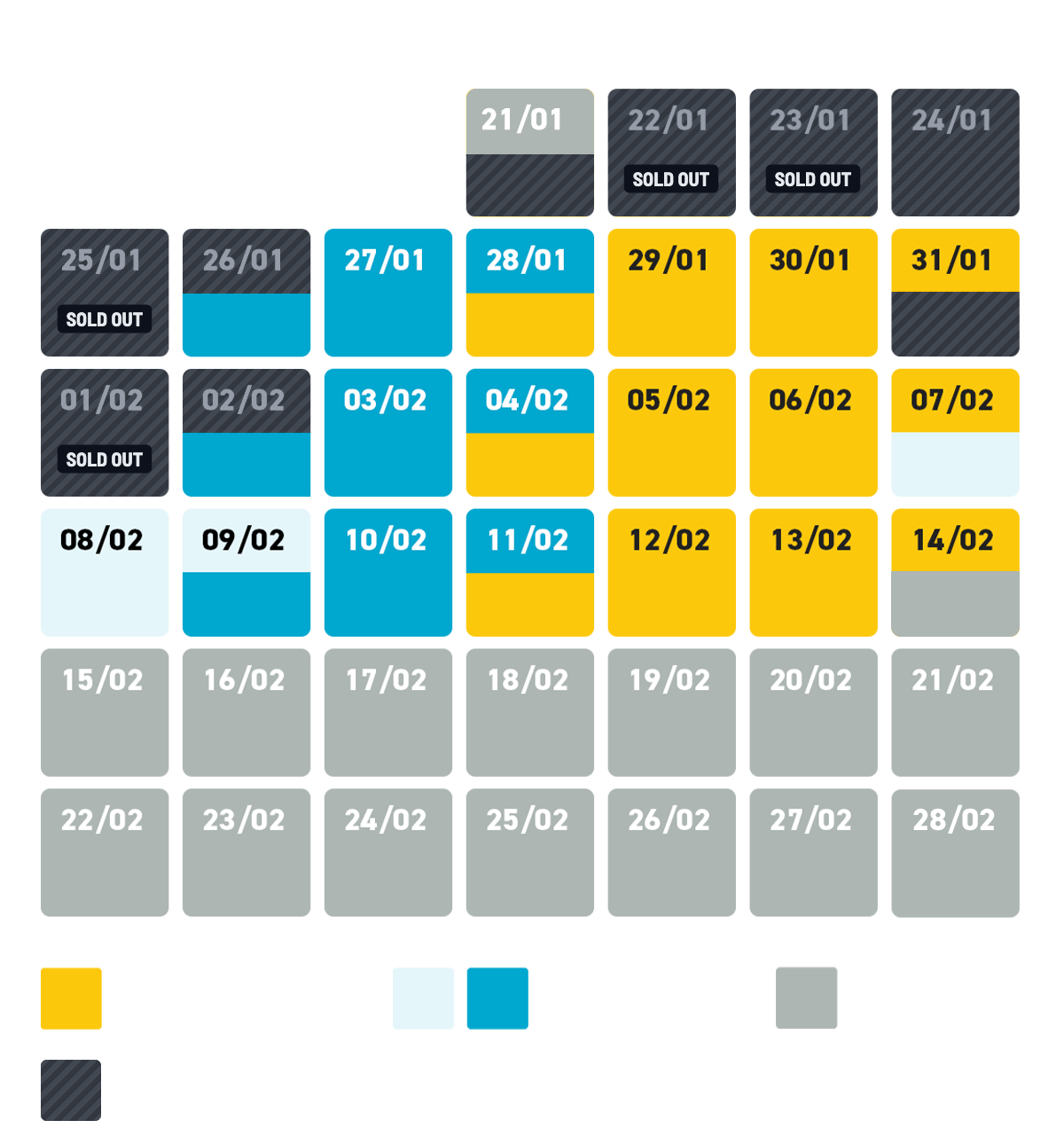 ICE 2027 dates calendar